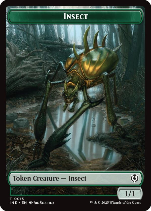 Insect    Spider Double-Sided Token [Innistrad Remastered Tokens] Online Sale