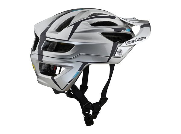 Troy Lee Designs A2 MIPS MTB Helmet - Sliver - Silver-Burgundy Online Sale - Image 2