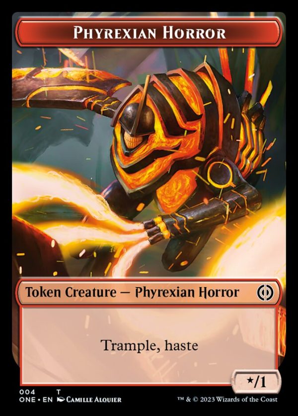 Phyrexian Horror Token (004) [Phyrexia: All Will Be One Tokens] For Cheap - Image 2