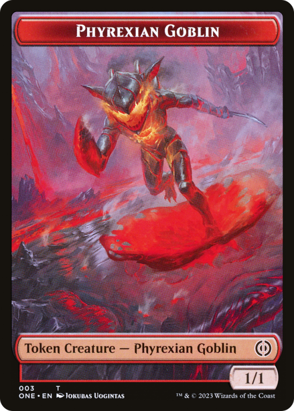 Phyrexian Goblin Token [Phyrexia: All Will Be One Tokens] Online Sale