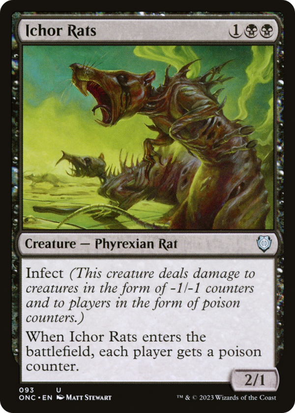 Ichor Rats [Phyrexia: All Will Be One Commander] on Sale