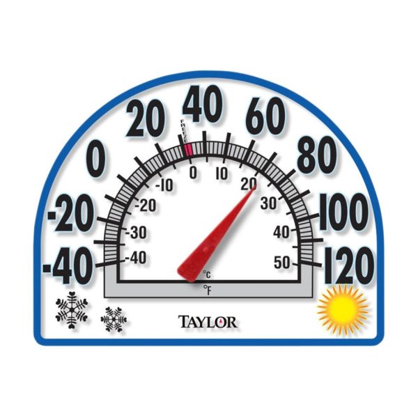 Taylor 5323 Four-Season Window Cling Dial Thermometer, Plastic, 7  Cheap - Image 2