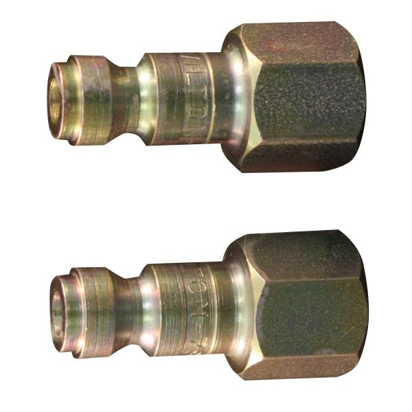 Milton S-784 Female T Style Plugs, 1 4  NPT, 2-Pack Online now
