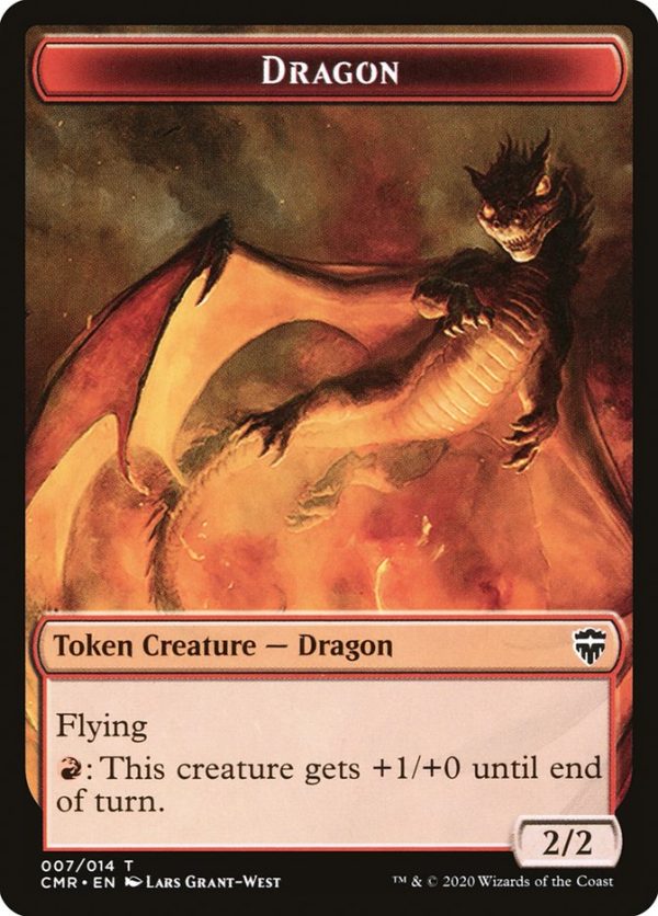 Dragon    Soldier Double-Sided Token [Commander Legends Tokens] Online Hot Sale