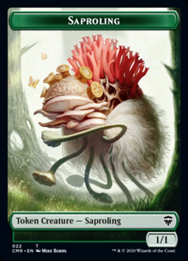 Copy (023)    Saproling Double-Sided Token [Commander Legends Tokens] Online Hot Sale - Image 2