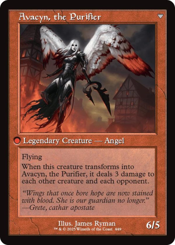 Archangel Avacyn    Avacyn, the Purifier (Retro Frame) [Innistrad Remastered] Online Sale - Image 2