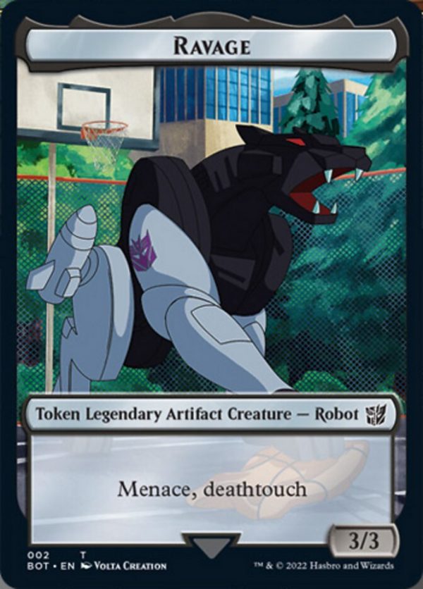 Powerstone    Ravage Double-Sided Token [The Brothers  War Tokens] For Discount - Image 2