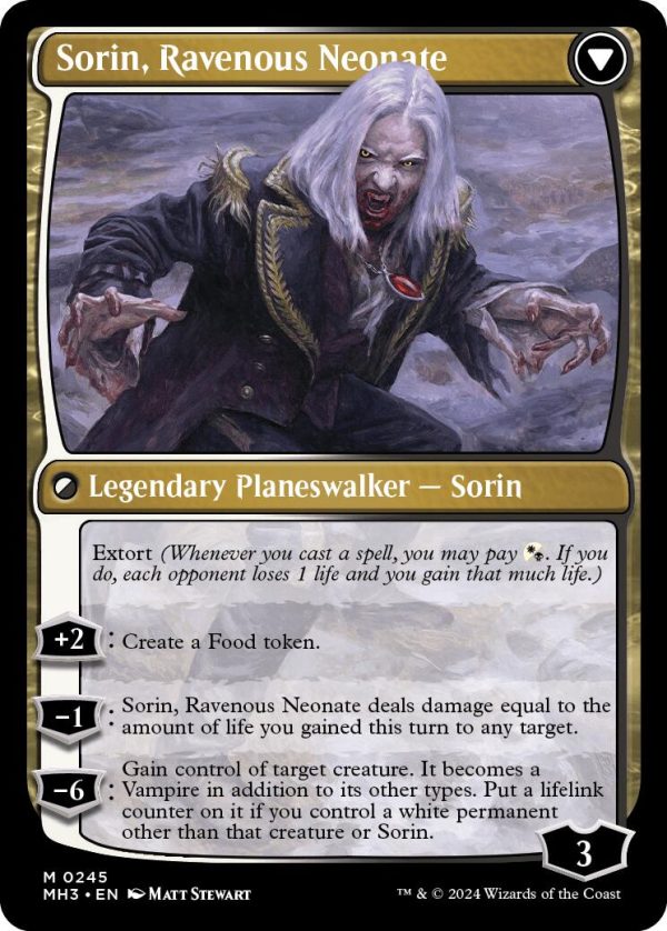 Sorin of House Markov [Modern Horizons 3 Prerelease Promos] For Sale - Image 2