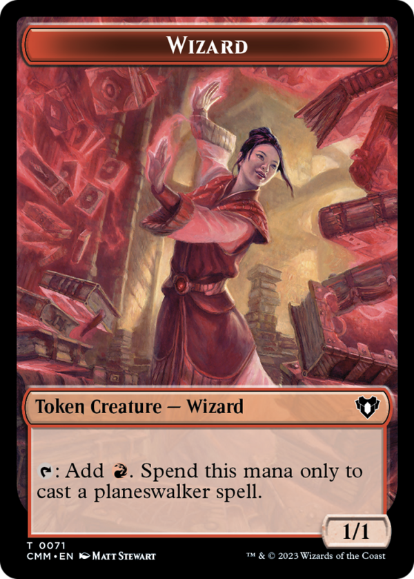 Narset of the Ancient Way Emblem    Wizard Double-Sided Token [Commander Masters Tokens] For Sale - Image 2