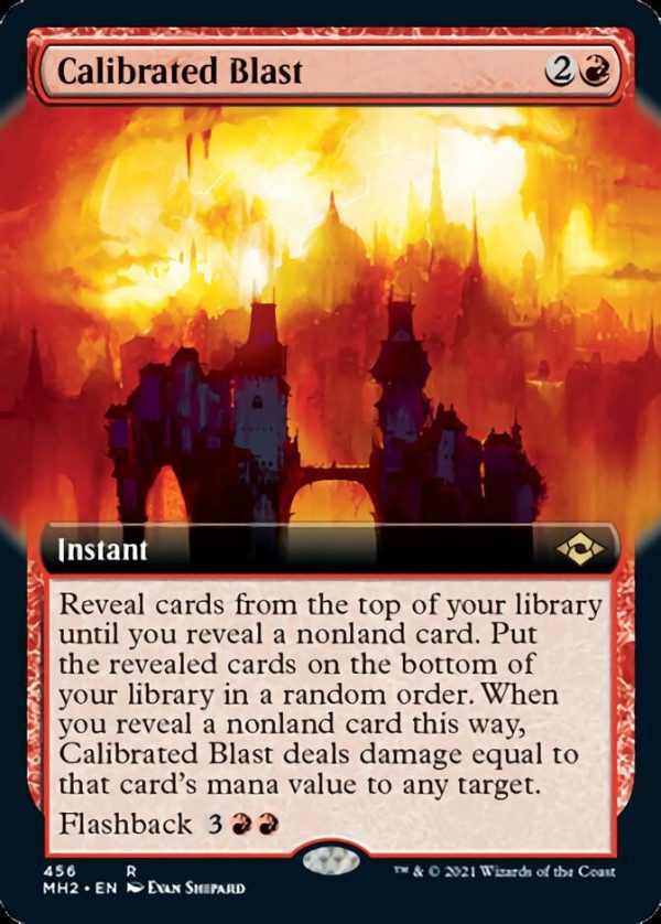 Calibrated Blast (Extended Art) [Modern Horizons 2] on Sale - Image 2