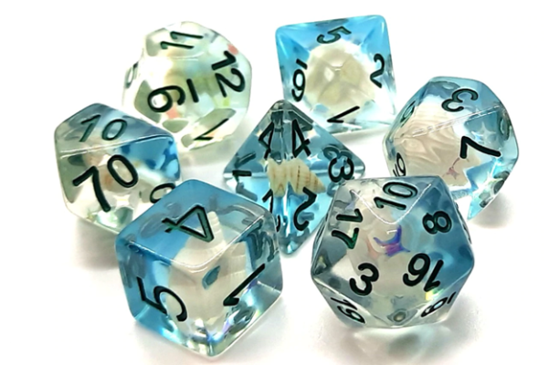 Old School 7 Piece Dice Sets Sale - Image 2