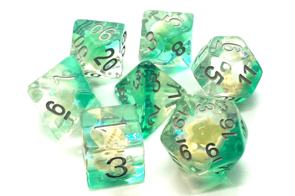 Old School 7 Piece Dice Sets Sale - Image 3