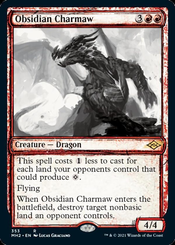 Obsidian Charmaw (Sketch) [Modern Horizons 2] Online Hot Sale - Image 2
