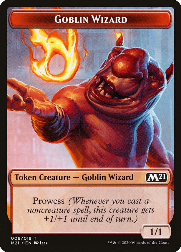 Construct    Goblin Wizard Double-Sided Token [Core Set 2021 Tokens] Supply - Image 2