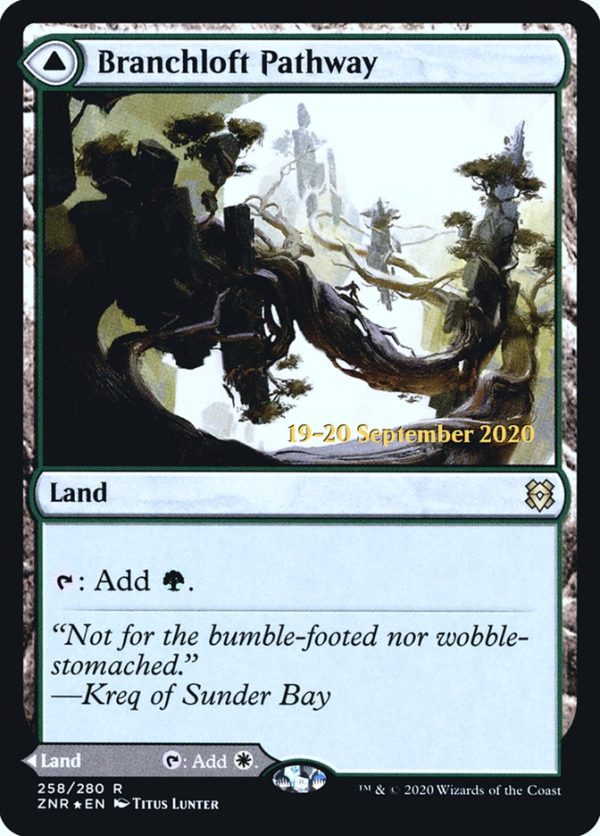 Branchloft Pathway    Boulderloft Pathway [Zendikar Rising Prerelease Promos] Cheap