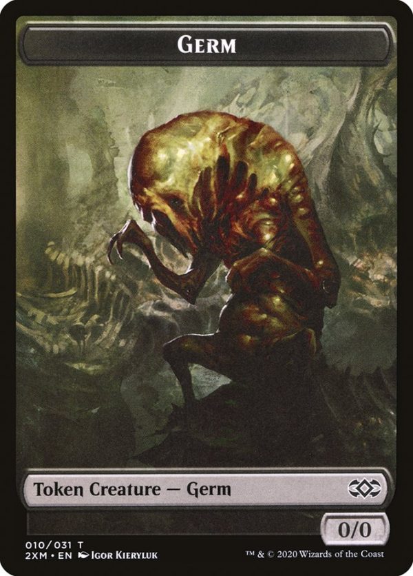 Elf Warrior    Germ Double-Sided Token [Double Masters Tokens] Discount - Image 2
